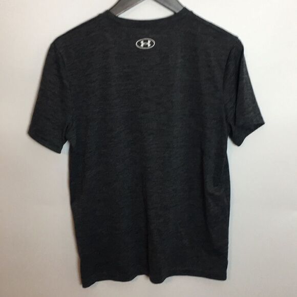 Under Armour HeatGear Loose-Fit Black and Gray T-Shirt Youth XL - Picture 5 of 14